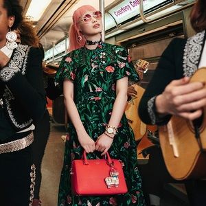 Kate Spade Jardin Embroidered Maxi Dress US 4